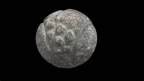 Carved stone ball, Craig Beg, Aberdeenshire - 3D model by National ...