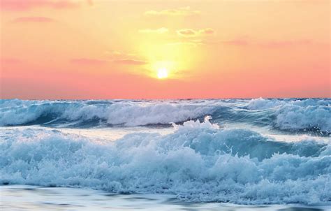 Sea Waves Beach Morning Hd Wallpaper | Wallpapers Quality