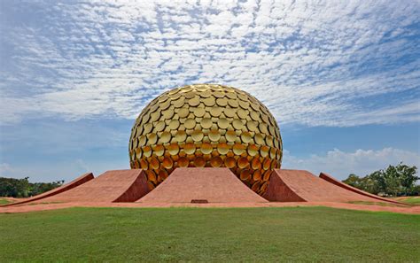 Matrimandir in Auroville ~ India | Wonders of the world, Auroville ...