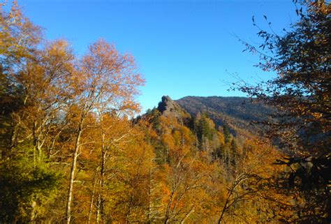 Chimney Tops Hiking Trail in the Great Smoky Mountains