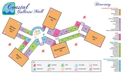 Galleria Mall Map Dallas Tx