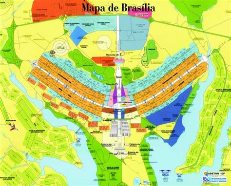 O que fazer em Brasília em 1 dia | Mapa brasil, Brasilia, Plano piloto ...