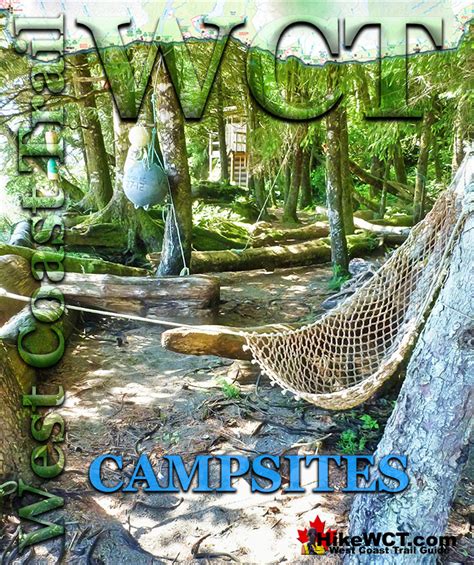 Campsites on the West Coast Trail