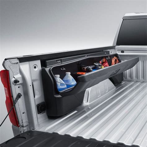 The Silverado Side Mounted Bed Storage Box maximizes the bed ...