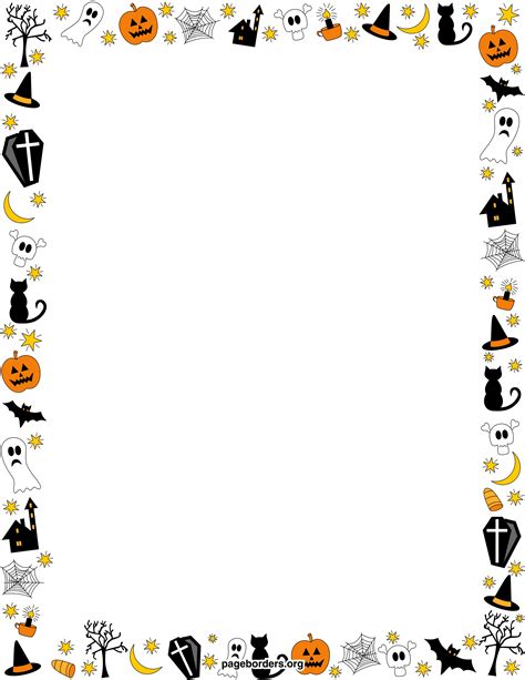 Cool Free Halloween Clip Art Borders Frames | imagebasket.net