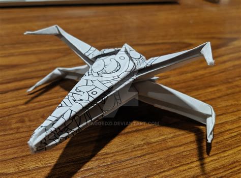 Origami X-Wing by taggedzi on DeviantArt