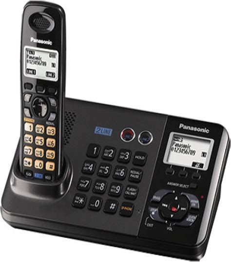 Panasonic PA-KX-TG9385 Cordless Landline Phone with Answering Machine ...