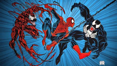 Venom Wallpaper And Carnage | Spiderman comic, Carnage marvel, Spiderman