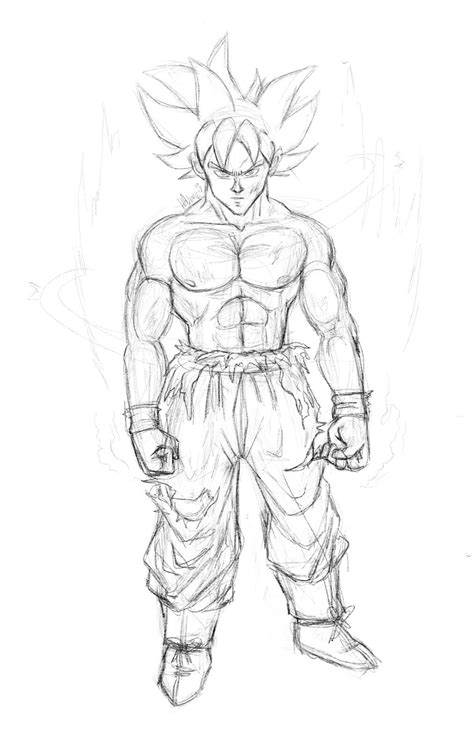 Drawings Of Goku Ultra Instinct