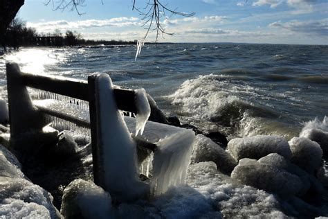 Freezing Temperatures And Strong Winds Turned Balaton Lake Into A ...