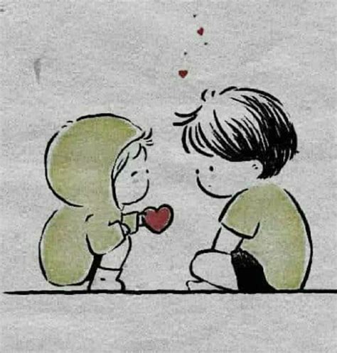 Cute Cartoon Couple Drawings