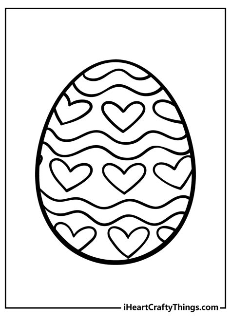 Free Printable Coloring Pages Easter Egg