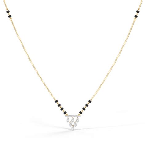 Adveta Diamond Mangalsutra Jewellery India Online - CaratLane.com