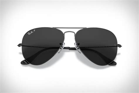 Ray-Ban Total Black Aviators | Uncrate