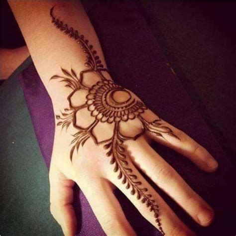 Flower Simple Henna Mehndi Latest Designs Mehndi Designs For Kids ...