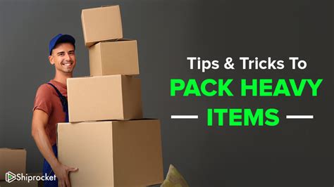 How To Pack Heavy Items for Easy Shipping? - ShipRocket