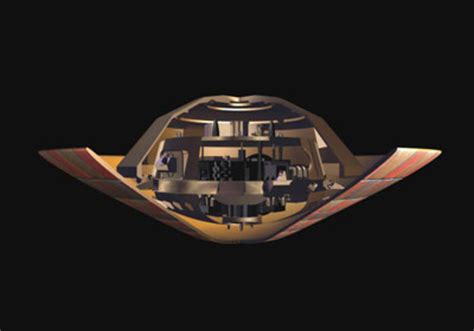 ESA - Cross-sectional view of the Huygens probe