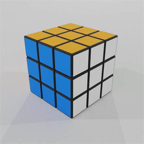 Rubik's Cube - Free 3D Model by Edwin polanco