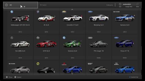 Gran Turismo Sport Closed Beta: My Updated Car List! - YouTube