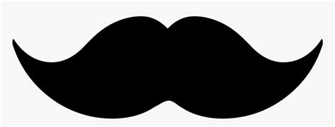 Black And White Mustache Clipart - Taha