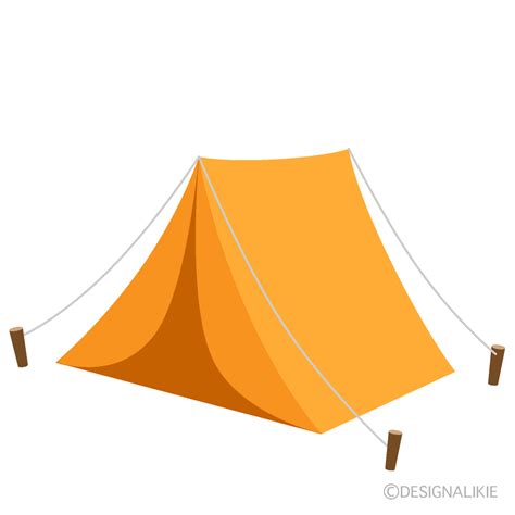 Camp Tent Clip Art Outline Deisgn Graphic By Manik`s Vector · Creative ...