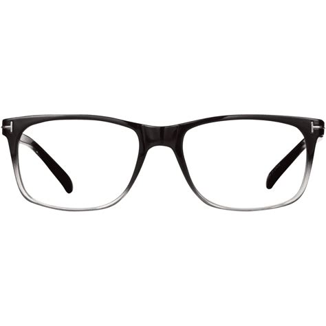 M+ Readers Vincent Black Blue Light Glasses +1.50 with Case - Walmart.com