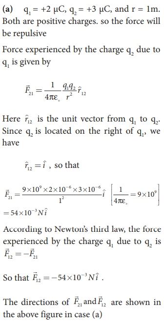 Coulomb’s Law - Solved Example Problems - Electrostatics