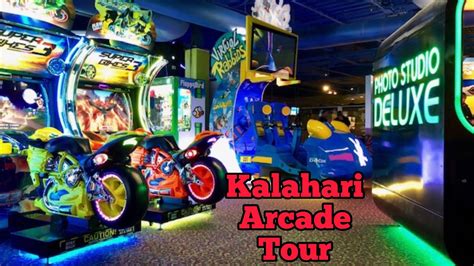 Kalahari Big Game Room Arcade Tour - YouTube