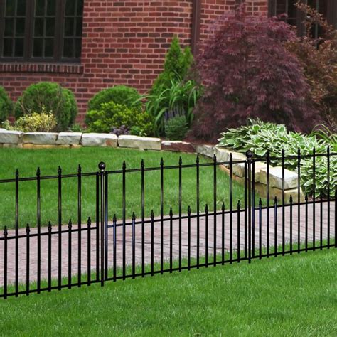 Home Depot No Dig Metal Fence - Home Fence Ideas