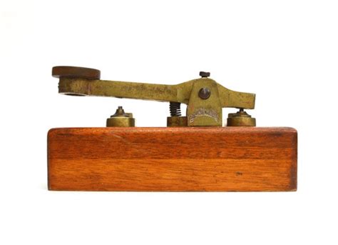 Vintage Telegraph Key Vintage Morse Code Vintage by FillyGumbo