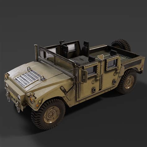 Humvee Interior 3D Model - TurboSquid 1416851