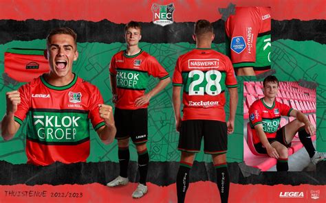 Camiseta Local NEC Nijmegen 2022-23