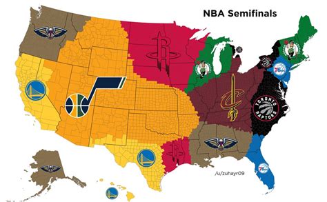 NBA Conference Semifinals Imperialism Map : nba