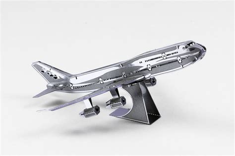 Metal Earth Boeing 747 Airplane 3D Model Kit | Metal earth, Metal earth ...