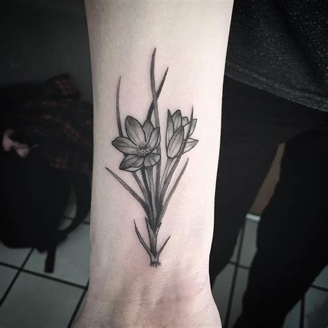 Prairie Crocus (Manitoba flower) | Body art tattoos, Flower tattoo, Ma ...