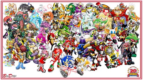 Sonic Characters Wallpaper - WallpaperSafari