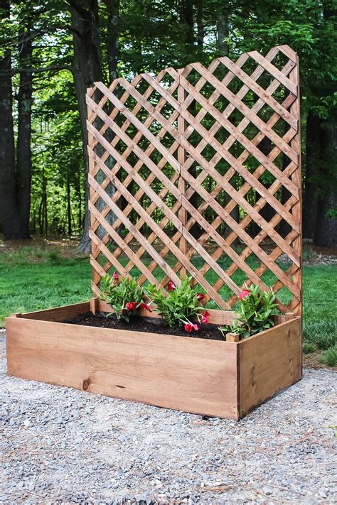 +24 Raised Garden Bed Outdoor Planter Box With Trellis Ideas