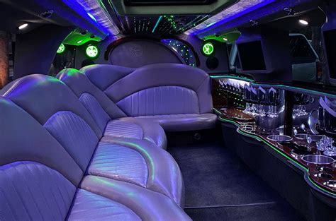 Black hummer limo luxurious interior - Lifestyle Limousine Company