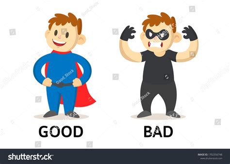 Good bad cartoon Images, Stock Photos & Vectors | Shutterstock