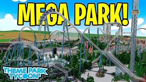 This Theme Park Tycoon 2 Mega Park Is INCREDIBLE... - YouTube