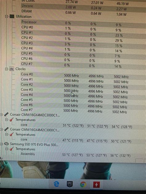 Even 5ghz on all cores i7/9700k : overclocking