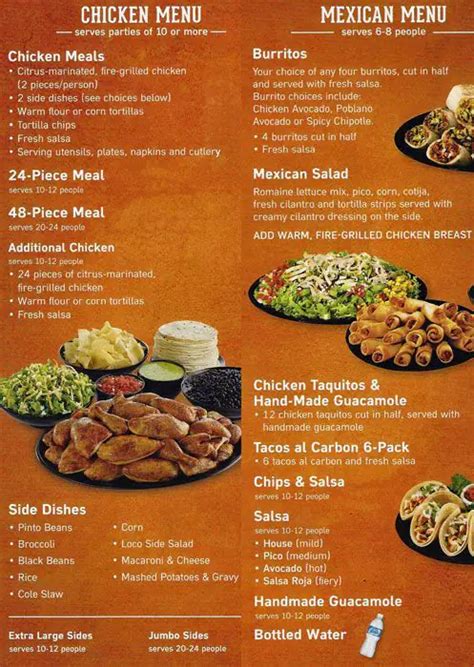 El Pollo Loco Menu, Menu for El Pollo Loco, Napa, Napa - Urbanspoon/Zomato