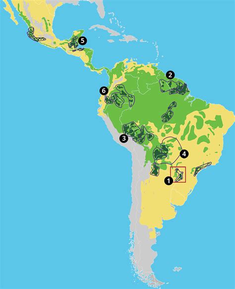 Jaguar Habitat Map