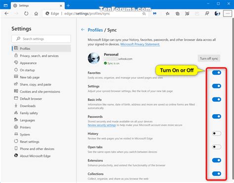 How To Turn On Or Off Sync In Microsoft Edge Chromium | SexiezPix Web Porn