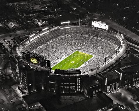 LAMBEAU FIELD Photo Picture GREEN Bay Packers Football Stadium | Etsy