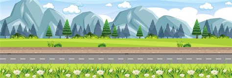 Nature Road Vector Art, Icons, and Graphics for Free Download