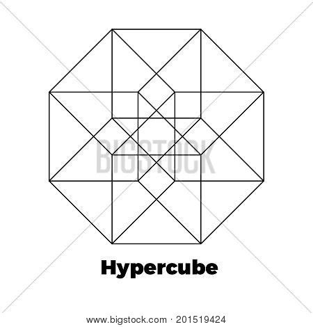 Hypercube Vector Icon Vector & Photo (Free Trial) | Bigstock