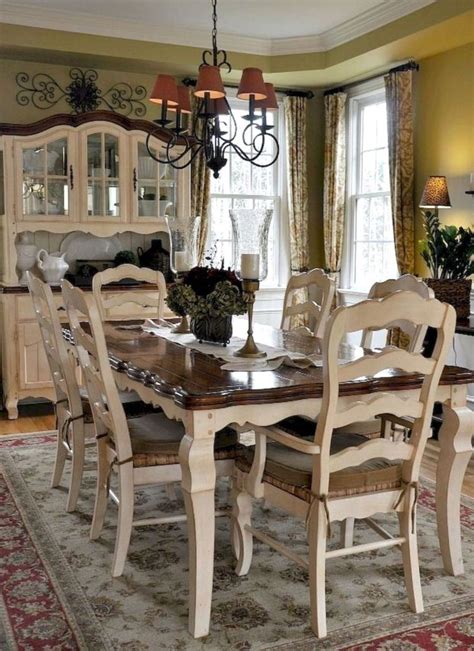 45+ Amazing Elegan French Country Dining Room Design Ideas (28) - Home ...