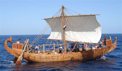 ‘Min of the Desert,’ the ship reconstructed after the Hatshepsut relief ...