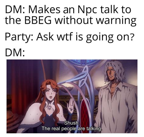 Talking To Yourself : r/dndmemes